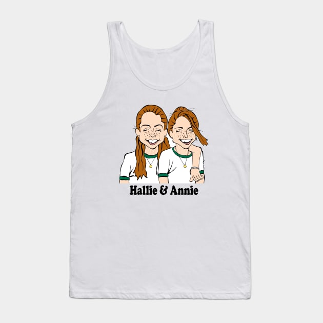 LINDSAY LOHAN PARENT TRAP FAN ART! Tank Top by cartoonistguy